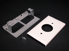 STL SINGLE RECEPT PLATE 3000 IVORY STL SINGLE RECEPT PLATE 3000 IVORY