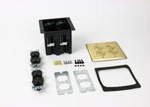 WMFB2DR2B Series Dual-Gang Floor Box Assembly WMFB2DR2B Series Dual-Gang Floor Box Assembly