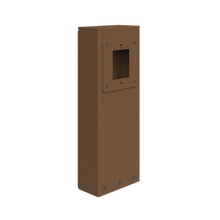 Power Pedestal 1-Gang - Brown