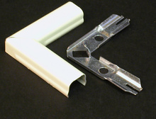 Wiremold 500 Series Flat Elbow Fitting, Ivory Wiremold 500 Series Flat Elbow Fitting, Ivory