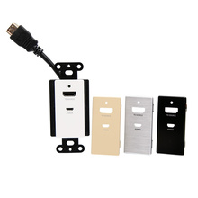 HDMI® Inline Extender Decorative Wall Plate with Interchangeable Wall Plate Covers - 4K 60Hz (TAA Compliant) HDMI® Inline Extender Decorative Wall Plate with Interchangeable Wall Plate Covers - 4K 60Hz (TAA Compliant)