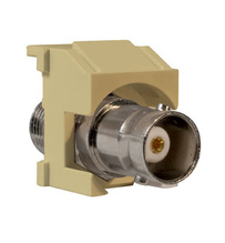 Discontinued - Keystone BNC-to-BNC Connector, Ivory