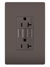 radiant® Tamper-Resistant Dual Function 20A Duplex Self-Test AFCI/GFCI receptacle, Brown