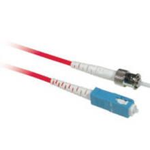 16.4ft (5m) SC-ST 9/125 OS2 Simplex Single-Mode PVC Fiber Optic Cable - Red 16.4ft (5m) SC-ST 9/125 OS2 Simplex Single-Mode PVC Fiber Optic Cable - Red