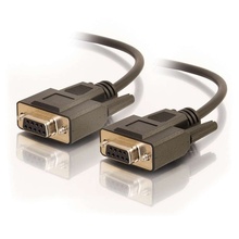 15ft (4.6m) DB9 F/F Serial RS232 Null Modem Cable - Black 15ft (4.6m) DB9 F/F Serial RS232 Null Modem Cable - Black