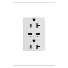 ADORNE 65W USB OUTLET, PLUS-SIZE, TYPE-C, 20A, TAMPER-RESISTANT, WHITE
