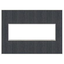 adorne® Rustic Grey 3-Gang Screwless Wall Plate