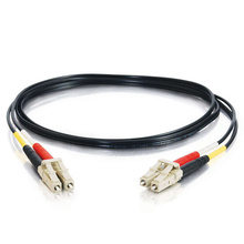 16.4ft (5m) LC-LC 62.5/125 OM1 Duplex Multimode PVC Fiber Optic Cable - Black 16.4ft (5m) LC-LC 62.5/125 OM1 Duplex Multimode PVC Fiber Optic Cable - Black