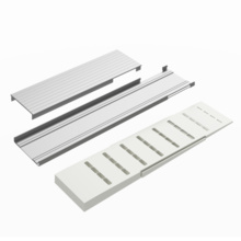 In-Carpet Poke-Thru Entrance Fitting for Datatracs, Silver