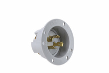 20A NEMA L1520 Inlet, Gray 20A NEMA L1520 Inlet, Gray
