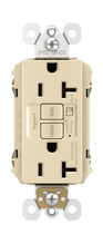 Specification Grade Tamper-Resistant 20A Duplex Self-Test GFCI Receptacle with Audible Alarm, Ivory