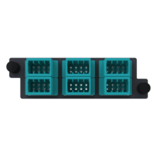 Infinium acclAIM, Fiber Conversion Adapter Panels, 48 Fiber, Aqua