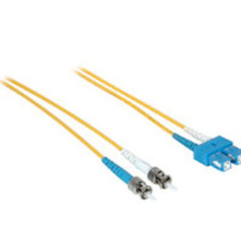 9.8ft (3m) SC-ST 9/125 OS2 Duplex Single-Mode PVC Fiber Optic Cable - Yellow 9.8ft (3m) SC-ST 9/125 OS2 Duplex Single-Mode PVC Fiber Optic Cable - Yellow