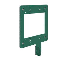 Replacement 2-Gang Plate Locking - Green