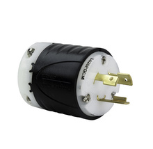 Heavy Duty Ground Continuity Monitoring (GCM) Plug, Black and White