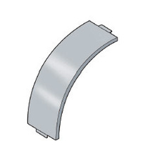 Trough Vert Out Cover For 2X2 Vert Out - Black Trough Vert Out Cover For 2X2 Vert Out - Black