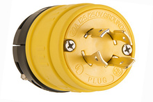 Rubber Dust-Tight Locking Plug, Yellow Rubber Dust-Tight Locking Plug, Yellow
