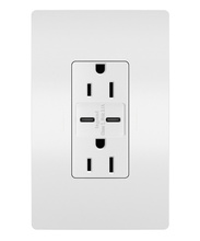 radiant® 3.1A USB Outlet, Type C, 15A, Tamper-Resistant, White radiant® 3.1A USB Outlet, Type C, 15A, Tamper-Resistant, White