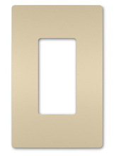 radiant® 1-Gang Screwless Wall Plate, Ivory