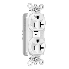 PlugTail® Tamper-Resistant Heavy Duty Spec Grade Plug Load Controllable Receptacle, 20A, 125V, White PlugTail® Tamper-Resistant Heavy Duty Spec Grade Plug Load Controllable Receptacle, 20A, 125V, White