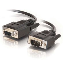 10ft (3m) DB9 M/F Serial RS232 Extension Cable - Black 10ft (3m) DB9 M/F Serial RS232 Extension Cable - Black