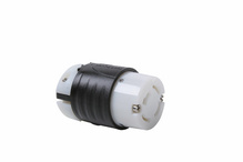 Turnlok® Industrial Spec Grade 20A Non-NEMA Connector, Black Back, White Front Body Turnlok® Industrial Spec Grade 20A Non-NEMA Connector, Black Back, White Front Body