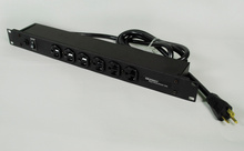 Rack Mount 120V/20A/2 front O/L, 4 rear O/L /lighted switch/15' cord