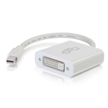 Mini DisplayPort to DVI-D Active Adapter Converter - White Mini DisplayPort to DVI-D Active Adapter Converter - White