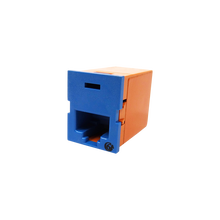 Clarity CAT6 SNAP TracJack Workstation Module, Blue Clarity CAT6 SNAP TracJack Workstation Module, Blue