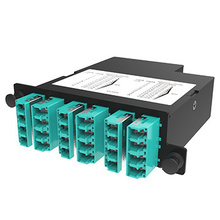 Infinium Ultra M4 Cassette - 24 Fiber - LC Duplex to MPOM - OM4 - Universal Polarity
