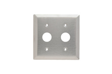 2-Gang 302/304 Stainless Steel Wall Plate, KL Series Locking Switch Plate 2-Gang 302/304 Stainless Steel Wall Plate, KL Series Locking Switch Plate