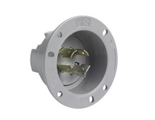 20A NEMA L1920 Inlet, Gray 20A NEMA L1920 Inlet, Gray
