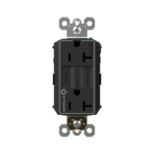 20A 125V Plug Load Dual Controlled Tamper-Resistant Self-Test GFCI Receptacles with SafeLock® Protection, Black 20A 125V Plug Load Dual Controlled Tamper-Resistant Self-Test GFCI Receptacles with SafeLock® Protection, Black
