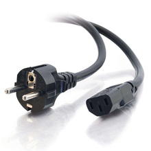 8.2ft (2.5m) 14 AWG European Power Cord (CEE7/7 to IEC320C13) (TAA Compliant) 8.2ft (2.5m) 14 AWG European Power Cord (CEE7/7 to IEC320C13) (TAA Compliant)