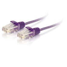 10ft (3m) Cat6 Snagless Unshielded (UTP) Slim Ethernet Network Patch Cable - Purple 10ft (3m) Cat6 Snagless Unshielded (UTP) Slim Ethernet Network Patch Cable - Purple