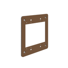 Replacement 2-Gang Plate - Brown
