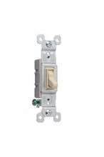 Trademaster® Grounding Toggle Switch, Ivory