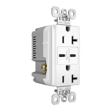15W Spec Grade USB Outlet, Type C, 20A, Tamper-Resistant, White 15W Spec Grade USB Outlet, Type C, 20A, Tamper-Resistant, White
