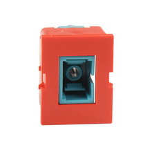 TracJack Module, 1-SC Simplex Multimode, Aqua adapter, Red TracJack Module, 1-SC Simplex Multimode, Aqua adapter, Red