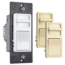 Discontinued - Discontinued - Wide Slide Preset Interchangeable Face Fan Speed Control, Tri-Color