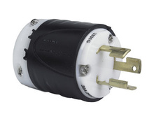 30A Non-NEMA 3 Wire Plug - Yellow, Grounding 30A Non-NEMA 3 Wire Plug - Yellow, Grounding