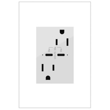 adorne® 30W USB Outlet, Type C, 15A, Tamper-Resistant, Plus-Size, White adorne® 30W USB Outlet, Type C, 15A, Tamper-Resistant, Plus-Size, White