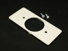 5500 Single Receptacle Faceplate Fitting 5500 Single Receptacle Faceplate Fitting