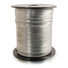 500ft (152.4m) 28AWG 4-Conductor Silver Satin Modular Flat Telephone Cable Reel 500ft (152.4m) 28AWG 4-Conductor Silver Satin Modular Flat Telephone Cable Reel