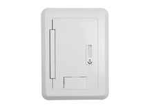 Evolution Series White 4 Gang Hinged Wall Box Cover Evolution Series White 4 Gang Hinged Wall Box Cover