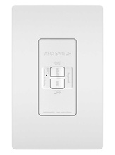 radiant® 20A Dead-Front AFCI Receptacle, White