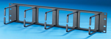 Feed-Through Cable Management Panels, 2RU, 4" depth, 5 Rings Feed-Through Cable Management Panels, 2RU, 4" depth, 5 Rings
