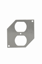 Thermoplastic, Heavy Cast Aluminum Cover Spec Grade Mounting Plate, Gray Thermoplastic, Heavy Cast Aluminum Cover Spec Grade Mounting Plate, Gray