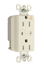 Discontinued - Tamper-Resistant Isolated Ground Surge Protective Duplex Receptacle, White