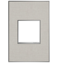 adorne® True Linen 1-Gang Screwless Wall Plate adorne® True Linen 1-Gang Screwless Wall Plate